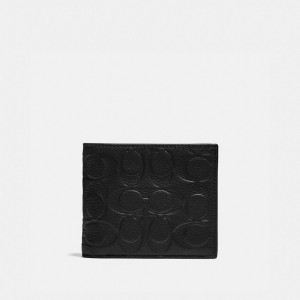 Coach 3 In 1 Wallet In Signature Leather Noir | COH866718