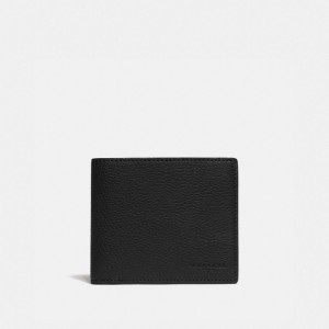 Coach 3 In 1 Wallet With Signature Canvas Detail Noir Kaki | COH866720