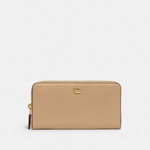 Coach Accordion Zip Wallet Marron | COH866729