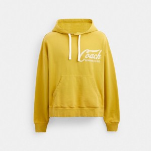 Coach Americana Hoodie Jaune | COH866900