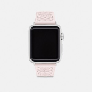 Coach Apple Watch® Strap, 38 Mm, 40 Mm And 41 Mm Rose | COH866274