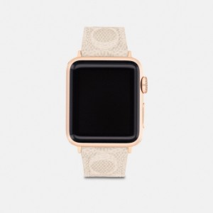 Coach Apple Watch® Strap, 38 Mm And 40 Mm Marron | COH866252