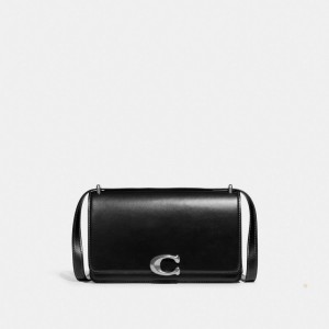 Coach Bandit Shoulder Bag Argent Noir | COH865223