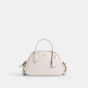 Coach Borough Bowling Bag Blanche | COH865184
