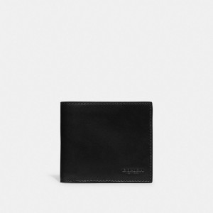 Coach Boxed Double Billfold Wallet Noir | COH866707