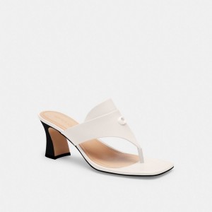 Coach Bree Sandal Blanche | COH865853