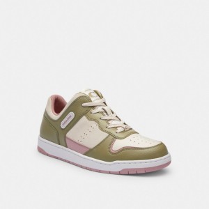 Coach C201 Low Top Sneaker Rose Clair | COH865841
