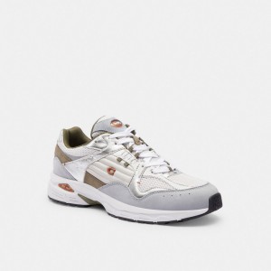 Coach C301 Sneaker Blanche Grise | COH866794
