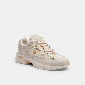 Coach C301 Sneaker With Tea Rose Blanche | COH865810