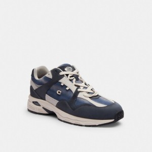 Coach C301 Sneaker With Tie Dye Bleu Marine | COH866797