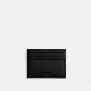Coach Card Case In Signature Jacquard Grise Noir | COH866763