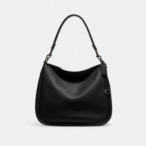 Coach Cary Shoulder Bag Bleu Grise Noir | COH864971