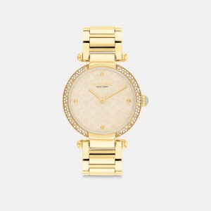 Coach Cary Watch, 34 Mm Doré | COH866280