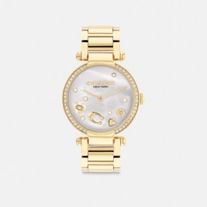 Coach Cary Watch, 34 Mm Doré | COH866282