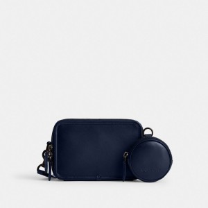 Coach Charter Crossbody With Hybrid Pouch Bleu Foncé | COH866597