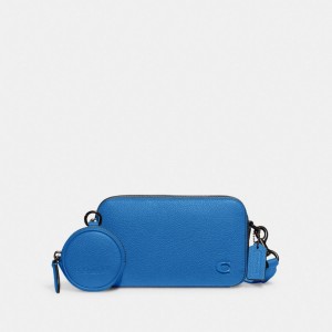 Coach Charter Slim Crossbody Bleu | COH866540