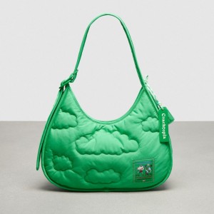 Coach Coachtopia Loop Ergo Bag With Cloud Quilting Vert | COH865114