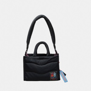 Coach Coachtopia Loop Mini Puffy Tote Noir | COH865022