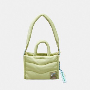 Coach Coachtopia Loop Mini Puffy Tote Vert Clair | COH865044