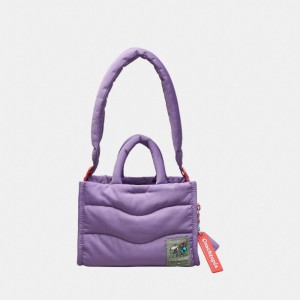 Coach Coachtopia Loop Mini Puffy Tote Violette | COH865010