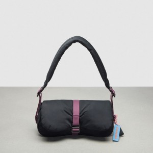 Coach Coachtopia Loop Puffy Wavy Dinky Bag Noir | COH864980