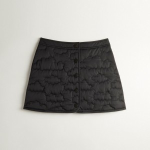 Coach Coachtopia Loop Quilted Cloud Skirt Noir | COH866025