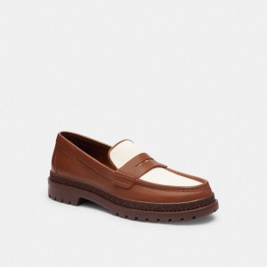 Coach Cooper Loafer Marron | COH866833