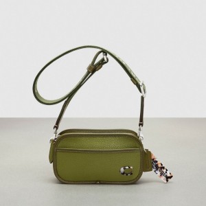 Coach Crossbody Convertible Belt Bag In Coachtopia Leather Vert Olive Vert | COH865263