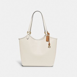 Coach Day Tote Bag Blanche | COH865026