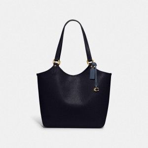 Coach Day Tote Bag Bleu Marine | COH865012