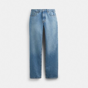 Coach Denim Jeans Lavage Clair | COH866944
