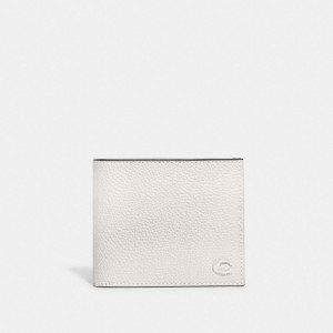 Coach Double Billfold Wallet Blanche | COH866699