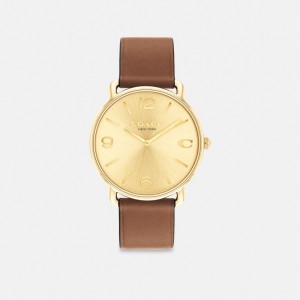Coach Elliot Watch, 41 Mm Marron | COH866971