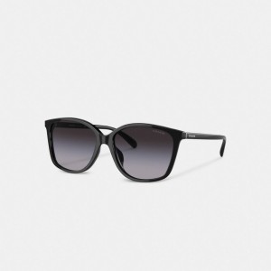 Coach Embedded Wire Square Sunglasses Noir | COH866390