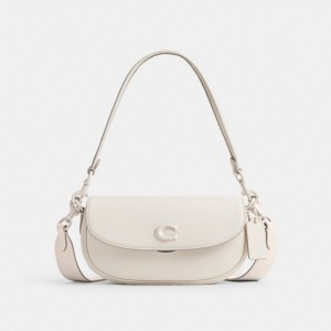 Coach Emmy Saddle Bag 23 Argent | COH864819