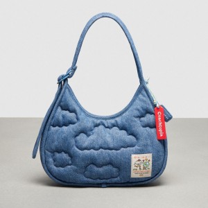 Coach Ergo Bag With Cloud Quilting Bleu | COH865146