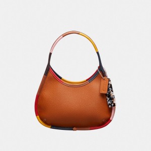 Coach Ergo Bag With Colorful Binding In Upcrafted Leather Marron | COH864945