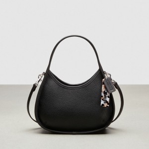 Coach Ergo Bag With Crossbody Strap In Pebbled Coachtopia Leather Noir | COH864919
