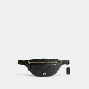 Coach Essential Belt Bag With Pillow Quilting Noir | COH865449