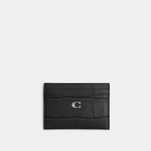 Coach Essential Card Case Argent Noir | COH865720