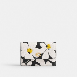 Coach Essential Mini Trifold Wallet With Floral Print Multicolore | COH865590