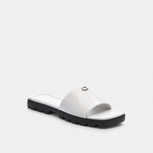Coach Florence Sandal Blanche | COH865869