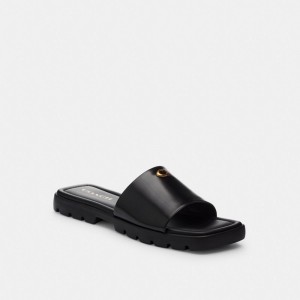 Coach Florence Sandal Noir | COH865846