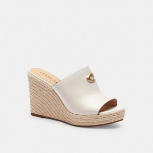 Coach Gloria Wedge Blanche | COH865750