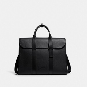 Coach Gotham Portfolio Bag Noir Cuivre Noir | COH866534