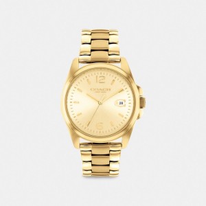 Coach Greyson Watch, 36 Mm Doré | COH866254