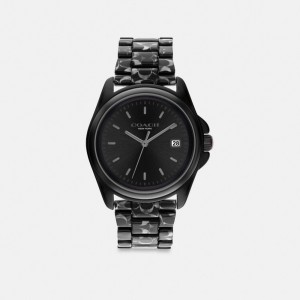 Coach Greyson Watch, 36 Mm Noir | COH866266