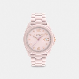 Coach Greyson Watch, 36 Mm Rose | COH866235