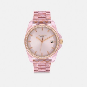 Coach Greyson Watch, 36 Mm Rose | COH866293