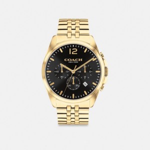 Coach Greyson Watch, 43 Mm Doré | COH866981